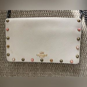 Coach Hayden Foldover Crossbody Clutch with Rivets